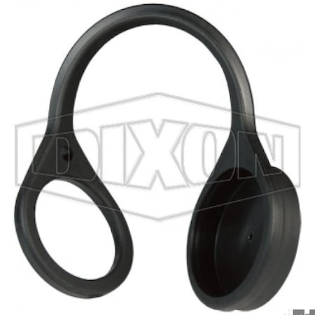 Dixon DQC HT Flush Face Dust Plug, 1/4 in Nominal, Nitrile, Domestic 2HTDP